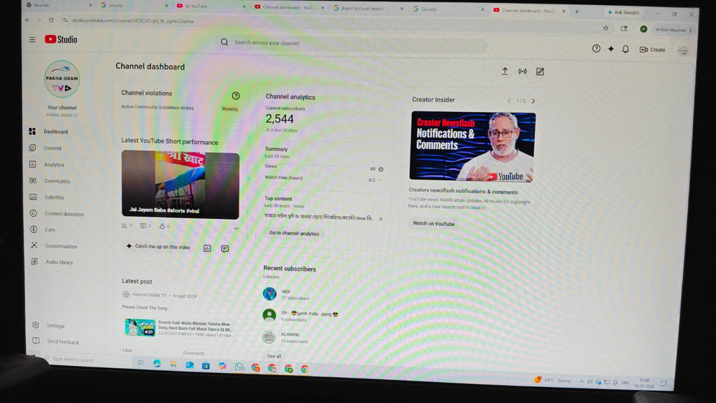 YouTube Channel For Sale | 2.5K Subscribers | 312K+ Views | Warning Channel | Full Transfer Deal